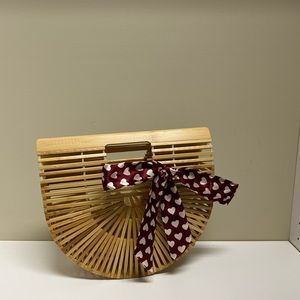 Boutique bamboo purse